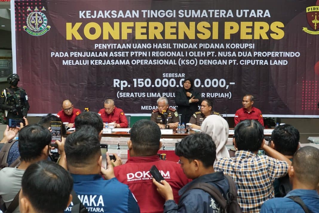 Penyidik Kejati Sumatera Utara Amankan Uang 150 Miliar Rupiah
