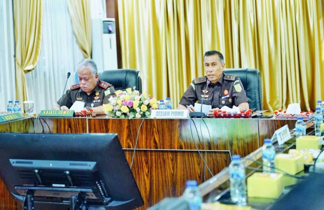 Jaksa Agung Muda Pidana Militer Kejaksaan Agung R.I Kunjungi Bidang Pidmil Kejati Sumatera Utara